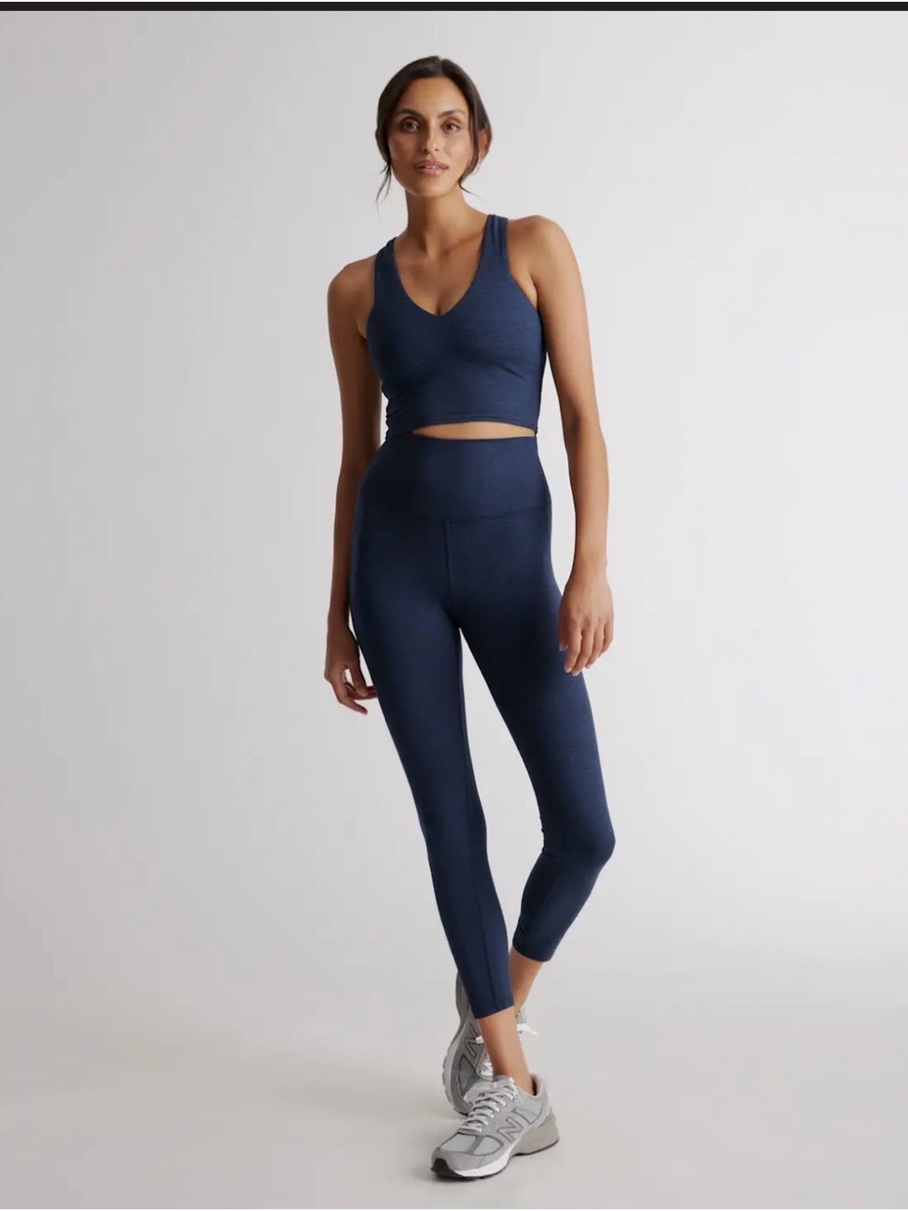 Quince Navy High-Waist ultra soft set